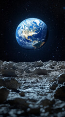 Wall Mural - Planet Earth in Space