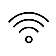 Poster - Wireless signal icon representing connectivity in modern technology environments
