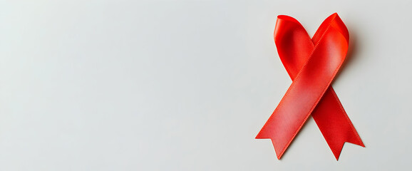 Poster - Red ribbon banner isolated on a white background