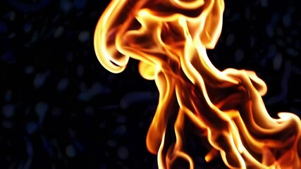 Poster - Abstract flames against dark background, artistic fire textures concept