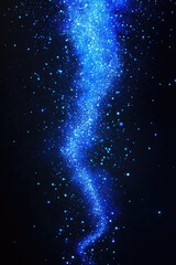 Wall Mural - Blue Nebula Stars Space Night Sky Deep Cosmos Astronomy Constellation Exploration Universe Science