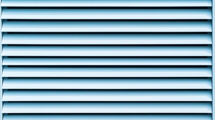 Aufkleber - A striking blue wall of a modern building features horizontal lines that create a sense of order and rhythm