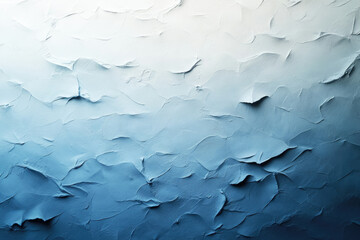Poster - Abstract blue textured background with a gradient effect, showcasing uneven, wavy, and sculpted surface.