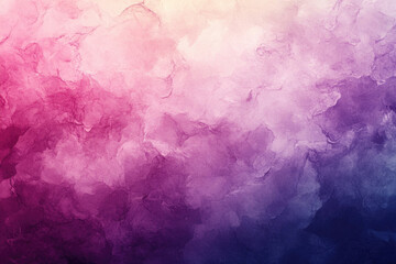 Poster - Abstract watercolor texture with pink, purple, and blue color gradient.