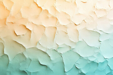 Poster - Abstract textured background with a gradient transition from peach to teal.