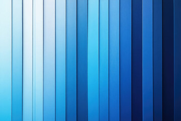 Poster - Vertical gradient of blue shades forming a striped pattern, ideal for backgrounds.