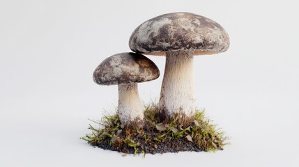 Poster - Mushrooms on the Forest Floor