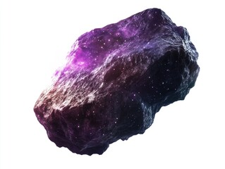 Wall Mural - Rock in a Nebula-like Space