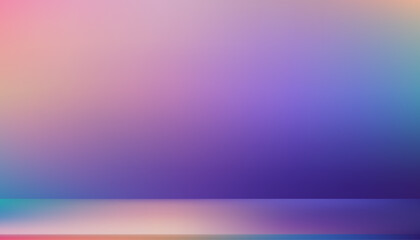 Poster - Blurred colour abstract background.Studio display podium with pastel template.Smooth iridescent colourful gradient rainbow backdrop,Vector banner Futuristic neon for product future cyberspace