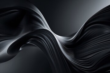 Poster - black gradient background with subtle light effects for web design optimization