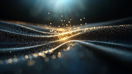Aufkleber - The concept of future technology provides an abstract background for stock business solutions