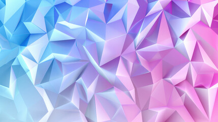Poster - vibrant abstract background featuring geometric shapes in shades of blue and pink, creating dynamic 