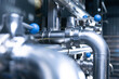 © Parilov - Stainless steel pipes and valves in modern beer brewing factory equipment