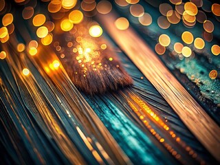 Poster - Low Light Brush Stroke Line Patterns: Abstract Art Background Textures