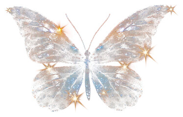 Wall Mural - png butterfly nature black night.