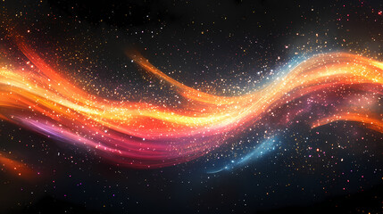 Wall Mural - stunning cosmic wave
