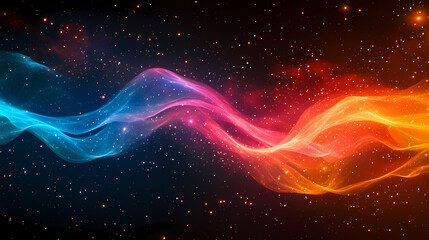 Wall Mural - stunning cosmic wave