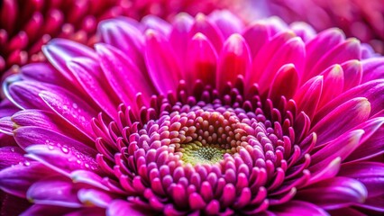 Poster - Macro Shot of Vibrant Pink Digital Portfolio,  Close-up Texture, Technology Concept