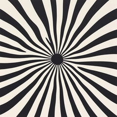 Poster - Abstract Rays of Light Emanating From Dark Center Artistic Pattern Design Visual Graphic Effect.