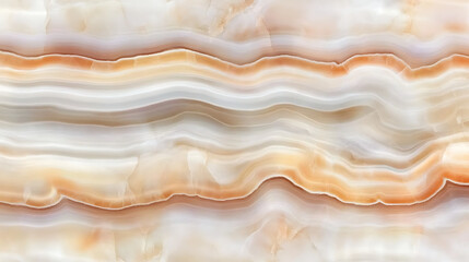 Poster - Brown White Layered Stone Pattern Texture Background Interior Design Material Detailed Geology Earth.