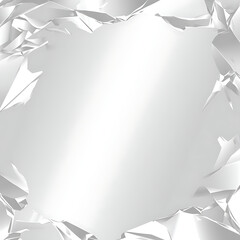 Poster - Crushed Sheet Metallic Background with Light and Shadow Effects for Artistic Design Elements.