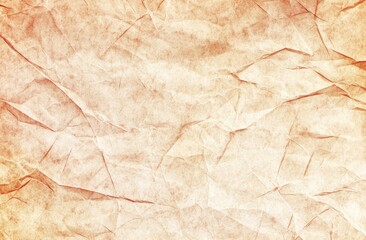 Poster - crumpled beige paper background with copy space for text and graphic design projects