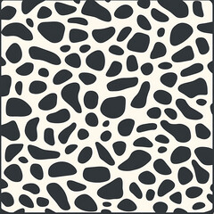 Poster - Seamless Giraffe Spot Pattern Background Texture Animal Hide Style Design Surface Abstract Illustration.