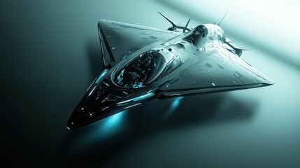 Poster - Futuristic Stealth Aircraft with Cutting Edge Design and Technology