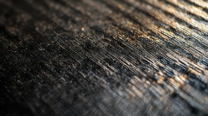 Poster - Macro Capture of Fine Details in Charred Wood Surface Texture