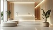 © Kitta Studio - Modern Minimalist Interior with Bamboo Accents and Subtle Lighting