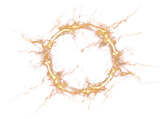 Wall Mural - png electric shock circle shape astronomy light night