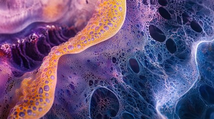 Poster - Capturing the Intricate Beauty of Abstract Textures in Nature