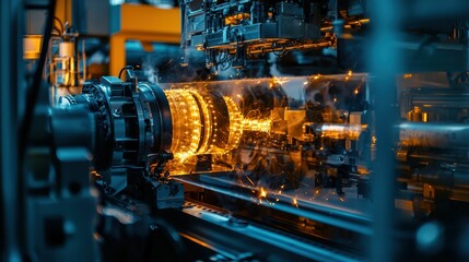 Poster - Advanced Engine Testing with Spark and Light in Industrial Setting