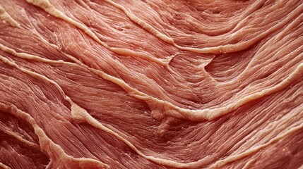 Poster - Close-Up View of Intricate Muscle Tissue Texture and Detail