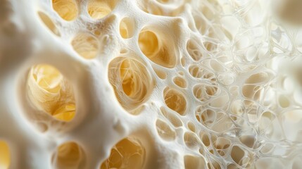 Poster - Detailed Close-Up of Connective Tissue with Subtle Texture Variations