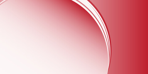 Poster - Modern abstract gradian background with transparent layers circle shape red and white color technology concept background. abstract template design Banner Pattern texture concept.