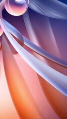 Poster - Abstract Swirls and Spheres: A Digital Art Piece