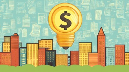 Poster - Illuminating Financial Innovation: A City's Bright Economic Future