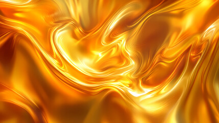 Poster - A blurred background with a golden yellow hue. Glowing Abstract Patterns. Illustration