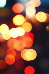 Poster - Vibrant Bokeh Lights Abstract Background Creating a Dreamy and Artistic Atmosphere for Any Design : Generative AI