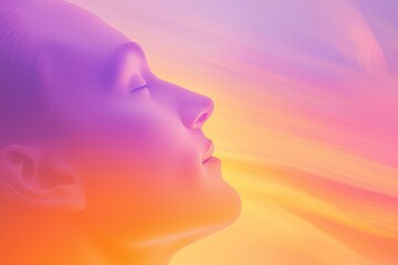 Poster - Floating figure in zero gravity cosmic environment abstract art dreamy atmosphere