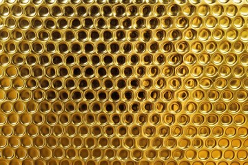 Poster - Golden Bubble Texture Background for Abstract Design Projects