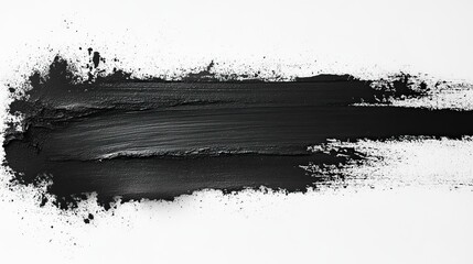Poster - black spray paint stripe png with transparent background for graphic design,art projects