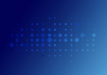 Wall Mural - the combination of a blue gradient and a square grid pattern results in a modern and versatile backg