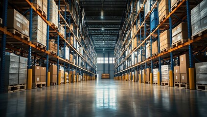 Poster - Vast Warehouse Inventory: Efficient Storage and Logistics Systems for Optimized Product Distribution