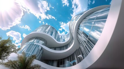 Poster - Futuristic Architecture, Buildings evolving.
