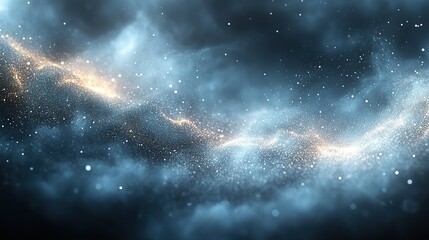 Poster - ethereal silver,white glitter light bokeh vintage aesthetic defocused illumination banner background