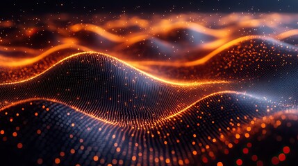 Poster - futuristic connectivity concept abstract digital network patterns symbolizing internet of things iot
