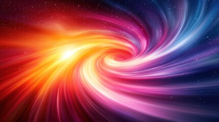 Poster - Vibrant and colorful swirl background with dynamic patterns and energetic flowing colors