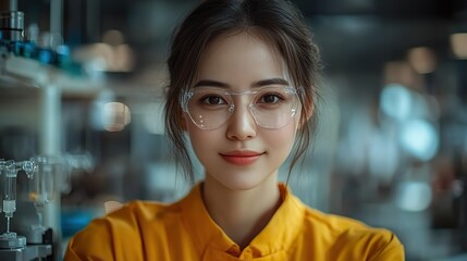 Poster - industry 4 0 project engineer and female operator working together on smart factory production line with ai and machine learning technology
